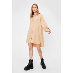 Womens Dressing Gown Chemise À Manches Bouffantes Et Carreaux Carrément À Fond Sur Toi - Nasty Gal - Modalova