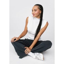 Womens Top Sans Manches En Maille Côtelée Effet Bustier Je M'En Top Au Plus Haut Point - Nasty Gal - Modalova