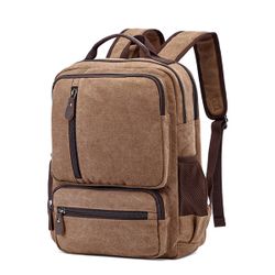 Sac à dos de sac d'ordinateur portable de voyage en toile vintage de 16 pouces pour des hommes - Newchic - Modalova
