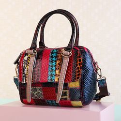 S Sac à main patchwork élégant Sacs à bandoulière multicolores Sacs à bandoulière - Newchic - Modalova