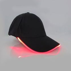 Unisexe nouveau style punk LED casquette de baseball lumière casquette lumineuse chapeau de mode snapback chapeau de fibre optique - Newchic - Modalova