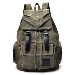 Sac à dos de voyage en plein air imperméable occasionnel de toile vintage - Newchic - Modalova