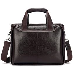 Sac à main en cuir pour homme d'affaires pour ordinateur portable Sacs Porte-documents Sac à bandoulière - Newchic - Modalova