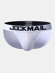 Mens modal couture couture ourlet fendu confortable Soft confortable sous-vêtements en tissu U poche convexe Brief - Newchic - Modalova