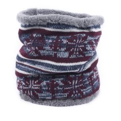 Hommes Hiver Écharpe Laine En Peluche Épaisse Coupe-Vent Chaud Vogue Vintage Sauvage En Plein Air Ski Vélo Écharpe - Newchic - Modalova
