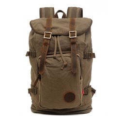 AUGUR sac à dos vintage en toile de voyage de plein air à grande capacité pour homme - Newchic - Modalova