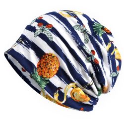 S Coton Imprimer Stripe Bonnet Bonnet Occasionnel Bonnets Chapeaux En Plein Air Bonnet Écharpe Double Usage Pour - Newchic - Modalova
