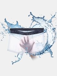 Boxer Super Mince Respirant Soie Glacée Sans Couture Sous-vêtement Pour Homme - Newchic - Modalova
