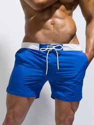 Short de plage mince, poches latérales à séchage rapide, genou Longueur Short de course de jogging sport - Newchic - Modalova