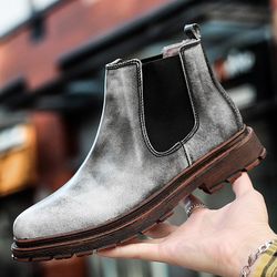 Homme Classic Bottes Chelsea Confort de Travail Antidérapantes Style Extérieur - Newchic - Modalova