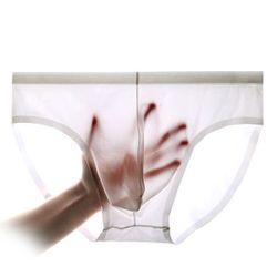 Slip Décontrcté Respirant Transparant en Soie Glacée Sous-vêtement Mince sans Couture - Newchic - Modalova