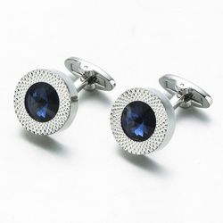 Boutons de manchettes géométriques en cristal autrichien pour costume de mariage fête - Newchic - Modalova