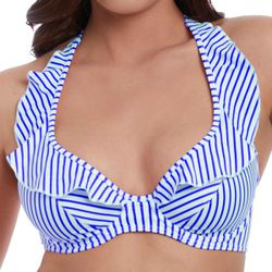 Soutien-gorge de bain armatures apex haut s TOTALLY STRIPE cobalt-s - Freya maillot - Modalova