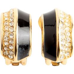 Boucles d'oreilles clip en forme Art Déco authentiques d'occasion - Dior Vintage - Modalova
