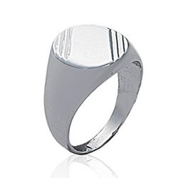 Chevalière 925 Milliemes De Folie 1371377 - Chevalière Argent 925 Rhodié 925 Milliemes De Folie - 3 suisses - Modalova