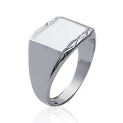 Chevalière 925 Milliemes De Folie 1019100 - Chevalière Argent 925 Rhodié 925 Milliemes De Folie - 3 suisses - Modalova