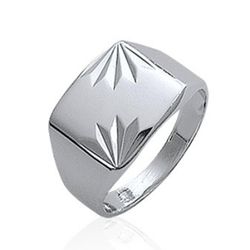 Chevalière 925 Milliemes De Folie 1019200 - Chevalière Argent 925 Rhodié 925 Milliemes De Folie - 3 suisses - Modalova