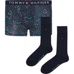 Promo : Set boxer logoté ceinture élastique et paire de chaussettes bleu TH Underwear - Tommy Hilfiger Underwear - Modalova