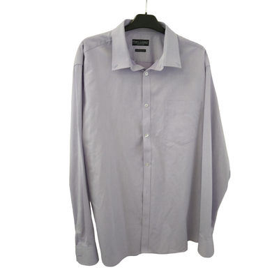Chemise Homme Armand Thiery AT Company – Taille XL, Coton Beige Brodé, Occasion Très Bon état