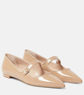 Escarpins Manolo Blahnik CATALINA 105 - Cuir Verni Noir - Talon 10,5 Cm - Taille 41 - Neuf