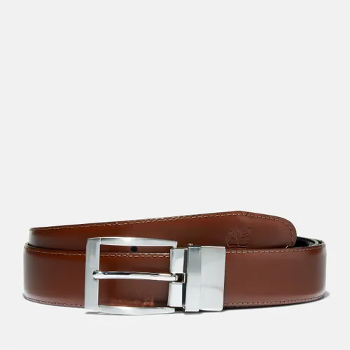 Ceinture réversible en cuir en marron clair, , marron, Taille: L - Timberland - Modalova