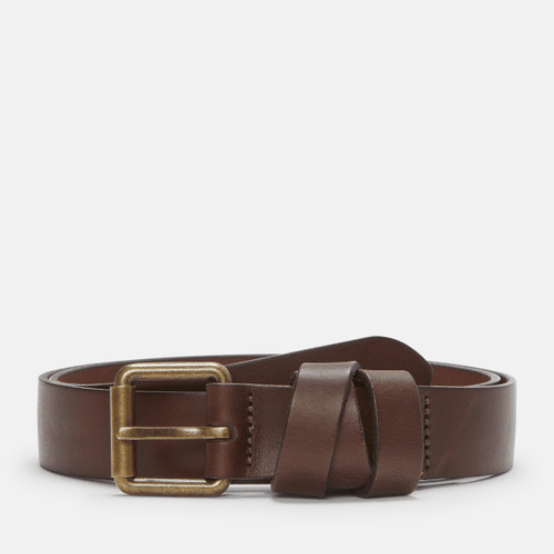 Ceinture de 30 mm avec passants revêtus en marron clair, , marron, Taille: L - Timberland - Modalova