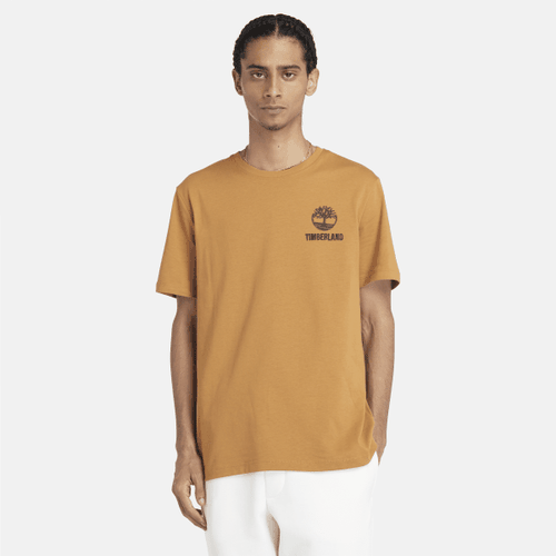 T-shirt à motif en jaune foncé, , jaune, Taille: 3XL - Timberland - Modalova