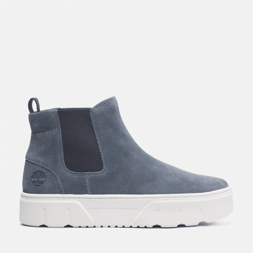 Baskets mi-hautes à enfiler Laurel Court en daim bleu foncé, , bleu, Taille: 36 - Timberland - Modalova