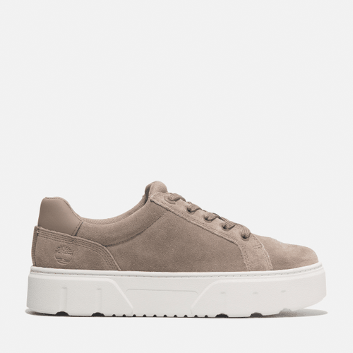 Baskets basses à lacets Laurel Court en daim beige, , beige, Taille: 36 - Timberland - Modalova