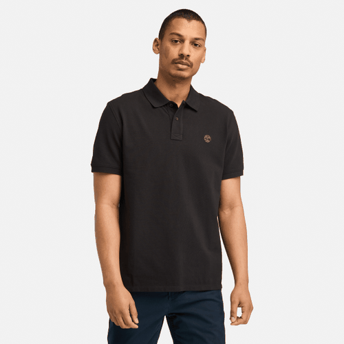 Polo en piqué à manches courtes Millers River en noir, , noir, Taille: 3XL - Timberland - Modalova