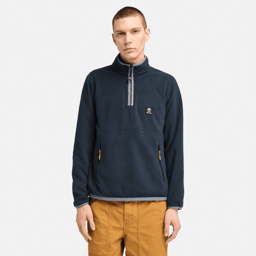 Polaire à col zippé en bleu foncé, , bleu, Taille: 3XL - Timberland - Modalova