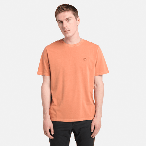 T-shirt à manches courtes Dunstan River teint en pièce en orange, , orange, Taille: 3XL - Timberland - Modalova