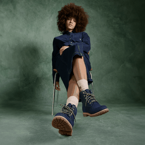 Inch Boot à lacets Premium en bleu foncé, , bleu, Taille: 36 - Timberland - Modalova