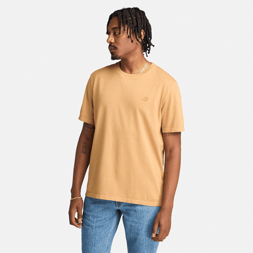 T-shirt à manches courtes Dunstan River teint en pièce en jaune, , jaune, Taille: 3XL - Timberland - Modalova
