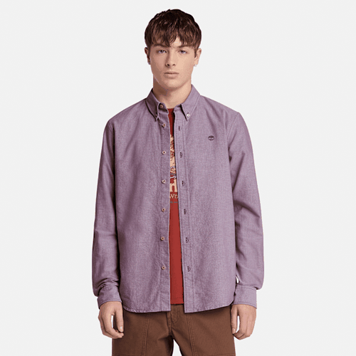 Chemise oxford en violet, , violet, Taille: L - Timberland - Modalova