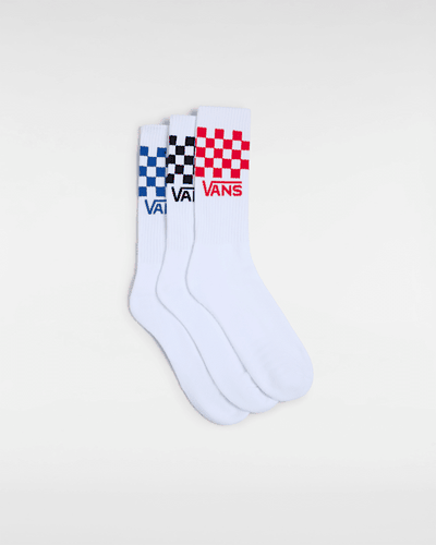 Chaussettes Check Crew (3 paires), , , Taille: 38.5-42 - Vans - Modalova