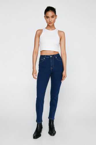 Petite - Jean Skinny - Bleu - 38 - Nasty Gal - Modalova