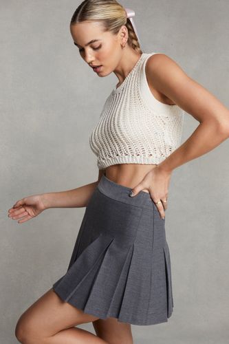 Mini-Jupe De Tailleur Plissée - - 32 - Nasty Gal - Modalova