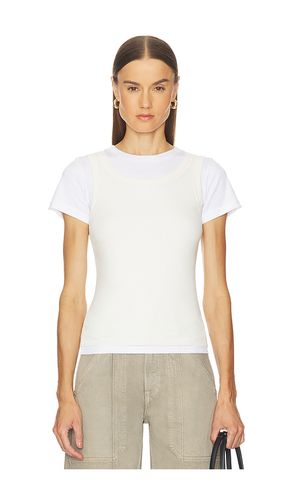 T-SHIRT LAYERED SHORT SLEEVE TEE en . Taille L. Also en M, S, XL, XS, XXS - GRLFRND - Modalova
