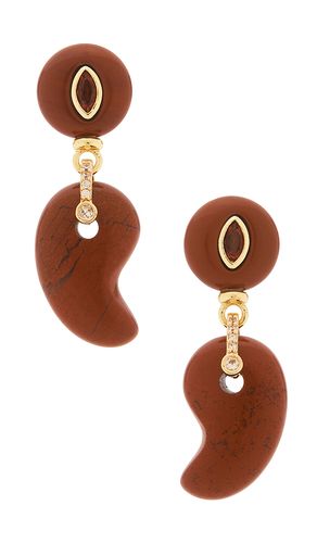 BOUCLES D'OREILLES PENDANTES JASPER en - DANNIJO - Modalova