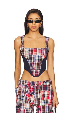 Mina Patchwork Corset en . Taille XS. Also en S, M - GUIZIO - Modalova