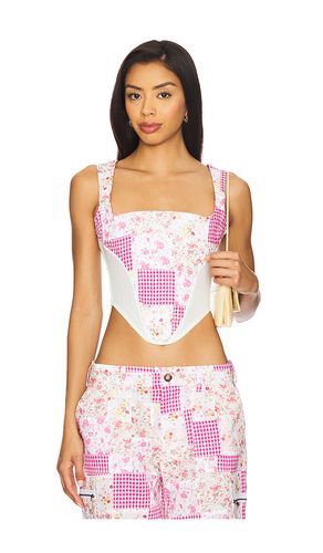 Mina Patchwork Corset en . Taille XS. Also en S, L - GUIZIO - Modalova