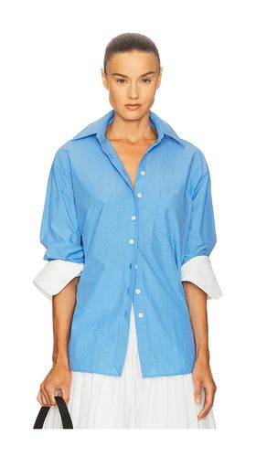 Classic Oversized Shirt en Tech Poplin en . Taille S. Also en M - Helsa - Modalova