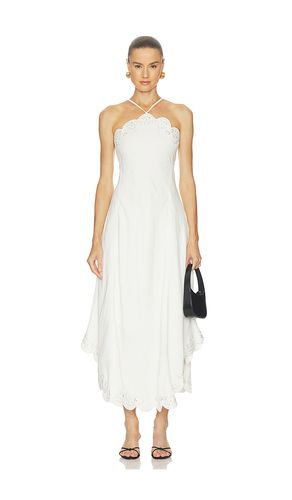 ROBE GILLIAN EMBROIDERED LINEN MIDI en . Taille 2. Also en 4 - SIMKHAI - Modalova