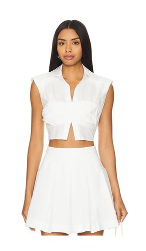 Emie Cropped Box Sleeve Top en . Taille 0. Also en 4, 6, 8, 10 - SIMKHAI - Modalova
