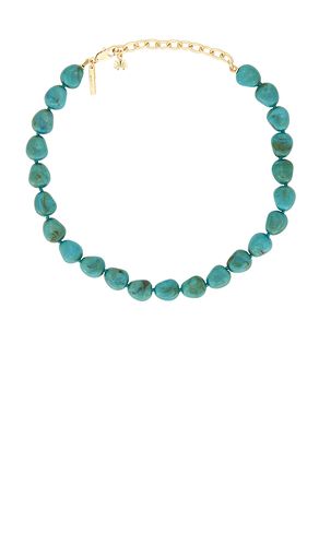 COLLIER PLASTRON BAROQUE TURQUOISE en - Lele Sadoughi - Modalova