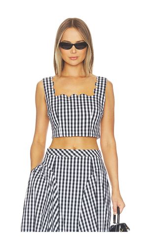 Mia Gingham Top en ,. Taille L. Also en M, P, S - MILLY - Modalova
