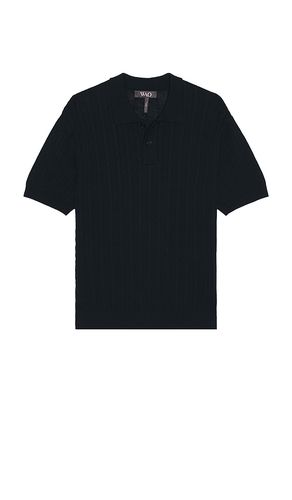 Cable Knit Short Sleeve Polo en . Taille L. Also en M, S, XL/1X - WAO - Modalova