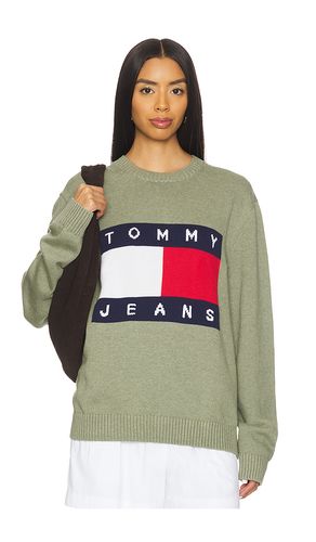PULL MELANGE FLAG en . Taille S. Also en XL/1X - Tommy Jeans - Modalova