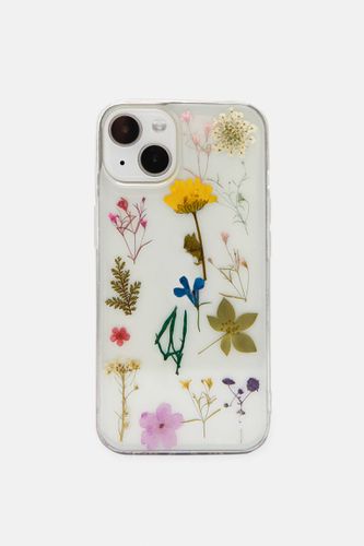 Coque Iphone Transparente Fleurs Séchées - Pull&Bear - Modalova